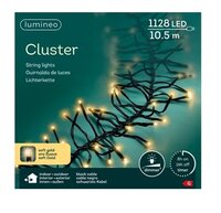 Led cluster 10.5cm-1128l zt/sft gld