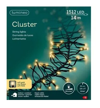 Led cluster 1400cm-1512l zt/sft gld