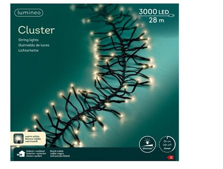 Led cluster 27m-3000l zwrt/wwt