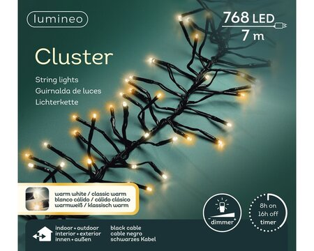 Led cluster l600cm zwrt/wwt/kwrm - afbeelding 1