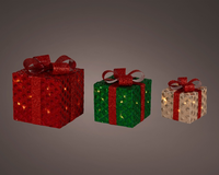 Led giftbox l25b25h29cm-35l warm wit