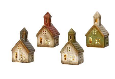 Led huis l13b7.5h5.5cm-1l per stuk