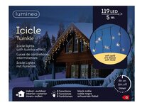 Led icicle l500cm119l zwrt/sft gld