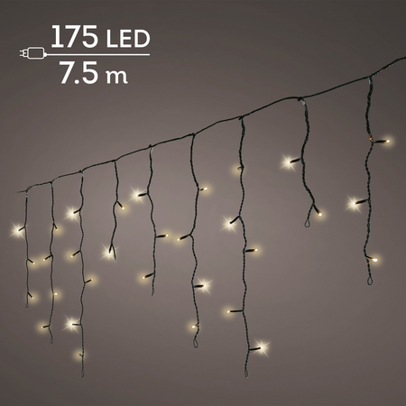 Led icicle l750cm-175l zwrt/sft gld