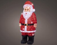 Led kerstman l37h108cm200l rd/kwt