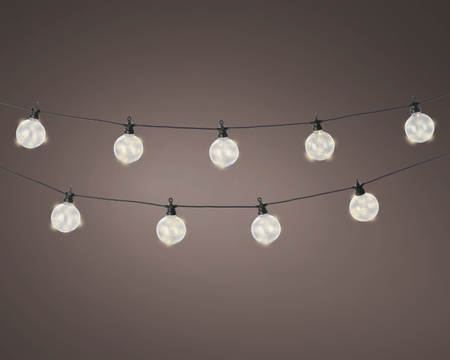 Led party lights l270cm 100l w.wit