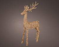 Led rendier l135b41h270cm brn/soft gold