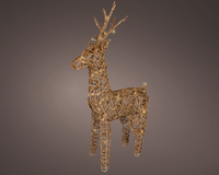 Led rendier l19b50h85cm-45l bruin/s.gold