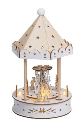 Led scenery d15h26cm-6l ntrl/wwit