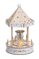 Led scenery d15h26cm-6l ntrl/wwit