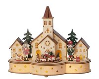 Led scenery l14b30h24.5cm kleur/wwt