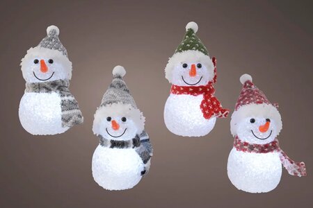 Led sneeuwpop bo d6h16cm koel wt a4