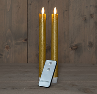 Leddinerkrs rustiek+3d vlam s2 goud