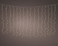 Ledgordijn light 200cm trnsprnt/sft gld