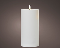 Ledkaars buiten d10h22cm wit