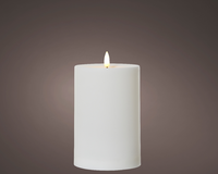 Ledkaars d10h17.5cm ip44 wit