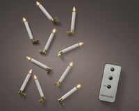 Ledkaars d4h14cm wt/flm 10st - afbeelding 2