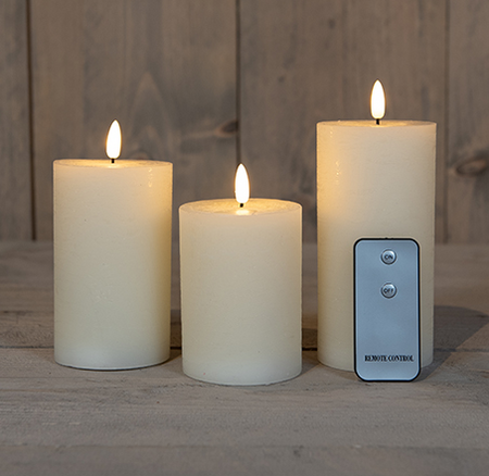 Ledkaars wax+3d lont+ ab bo s3 ivr