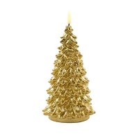 Ledkaarsboom 3d lont h20cm goud