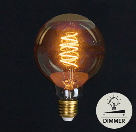 Ledlamp spiraal 2w/e27 d95l135mm