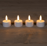 Ledtheelicht 3d vlam wt d4h5cm s4