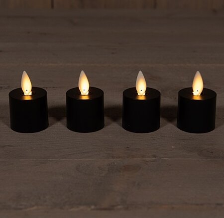 Ledtheelicht bw.vlam zw d4h4cm s4