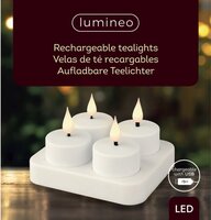 Ledtheelicht d4h5.20cm wit 4st bo