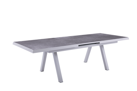 Lessina extension tafel antraciet 200/260x100cm