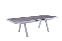 Lessina extension tafel antraciet 200/260x100cm