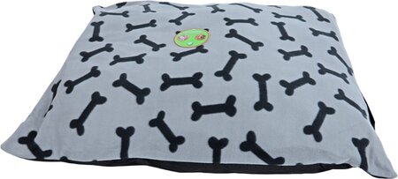 Ligkussen grijs+bot assorti - afbeelding 1