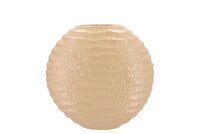 LIMA BEIGE VASE OVAL 31X12X30CM