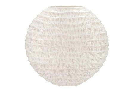 Lima white vase oval 51x17x50cm.