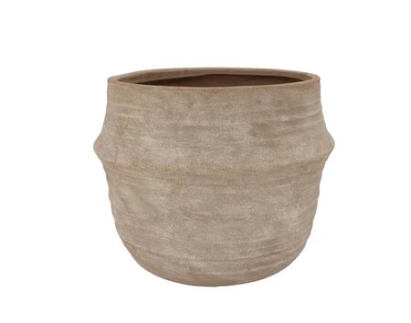 LISBOA Brown EDGE POT 24X24X23CM