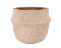 LISBOA Cream EDGE POT 20X20X18CM