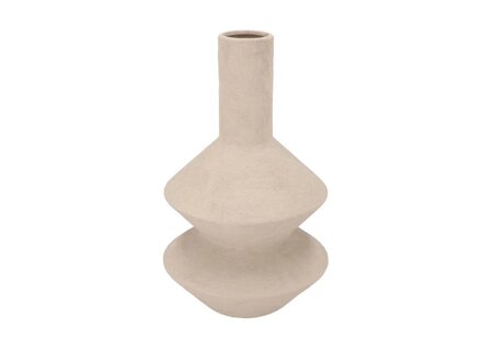 LISBOA SAND VASE TUBE 21X21X36CM