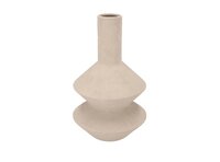 LISBOA SAND VASE TUBE 21X21X36CM
