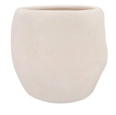 LISBOA WHITE POT 20X20X18CM