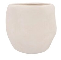 LISBOA WHITE POT 20X20X18CM