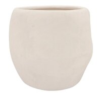LISBOA WHITE POT 30X30X26CM