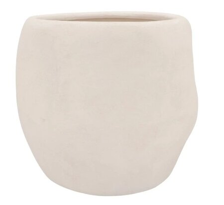 LISBOA WHITE POT 35X35X32CM