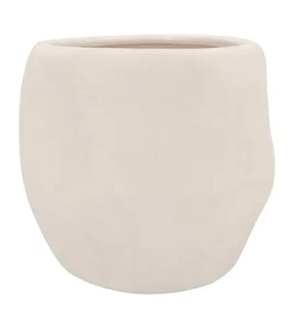 LISBOA WHITE POT 40X40X36CM