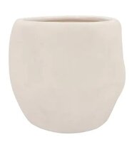 LISBOA WHITE POT 40X40X36CM