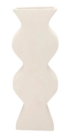 LISBOA WHITE VASE BUBBLES 21X8X61CM