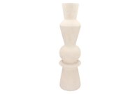 LISBOA WHITE VASE CURVES 20X20X72CM