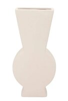 LISBOA WHITE VASE DAZZLE 19X7X38CM