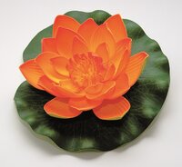 Lotus foam oranje 17cm