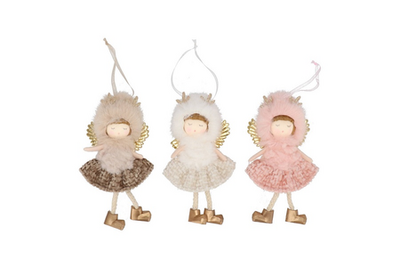 LOULOU COZY SAND HANGER DOLL per stuk 5X8X14CM