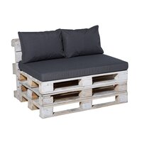 Loungekussen l120b80 pan grijs - afbeelding 2