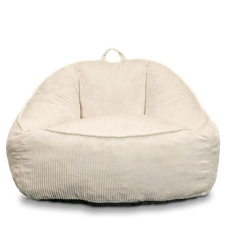 Loungestoel isak 110x120x77cm dove white