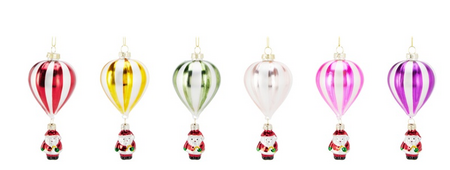 LUCHTBALLON HANGDECO 16CM 6ASS